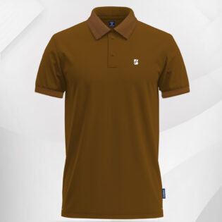 Export Quality Barnoi Men's Premium Polo t-shirt - Brown