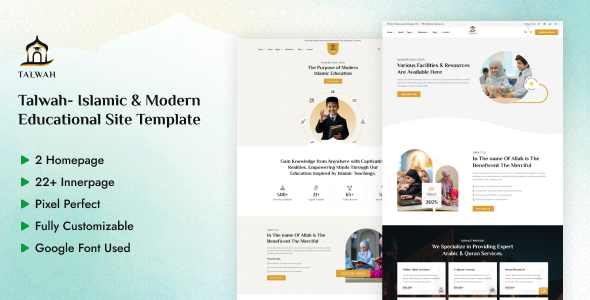 TalWah – Modern Educational Website